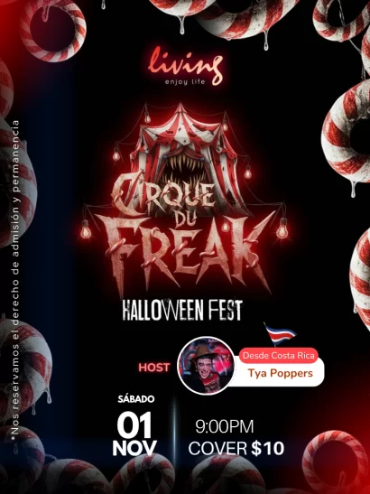Cirque du Freak - Sábado 01 de noviembre 2025