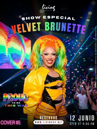 Show Velvet Brunette - viernes 12 de junio 2026