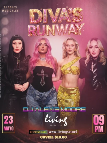 Diva's Runway - sábado 23 de mayo 2026