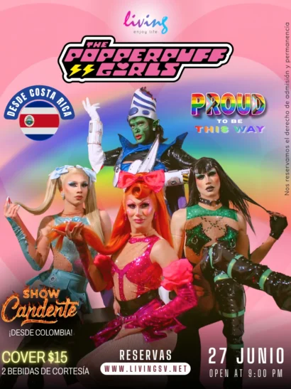Popperpuff Girls - Pride Party - sábado 27 de junio 2026