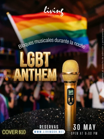 LGBT Anthems - sábado 30 de mayo 2025